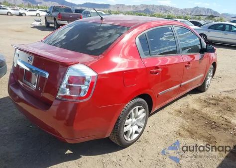 2012 Nissan Sentra 2.0 S from USA, damaged, VIN 3N1AB6AP1CL727378